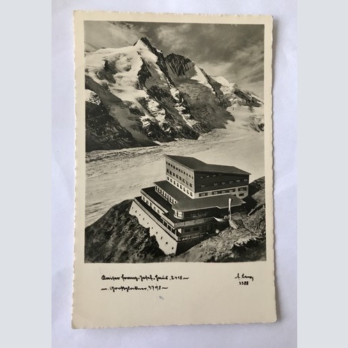 AK, Großglockner, 3798m, Glocknerwirt, Heiligenblut (110280 BW)G