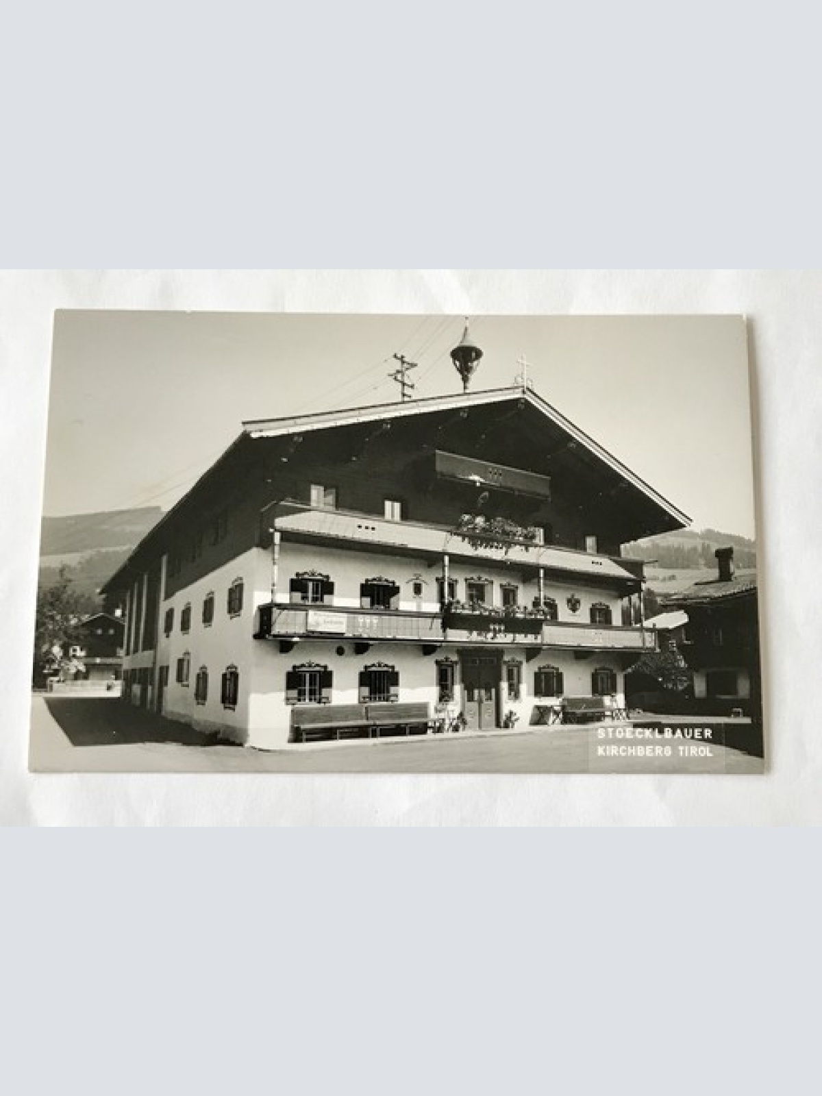 AK, Kirchberg, Tirol, Stöcklbauer, Labalm, Alpengasthaus (110278 BW)