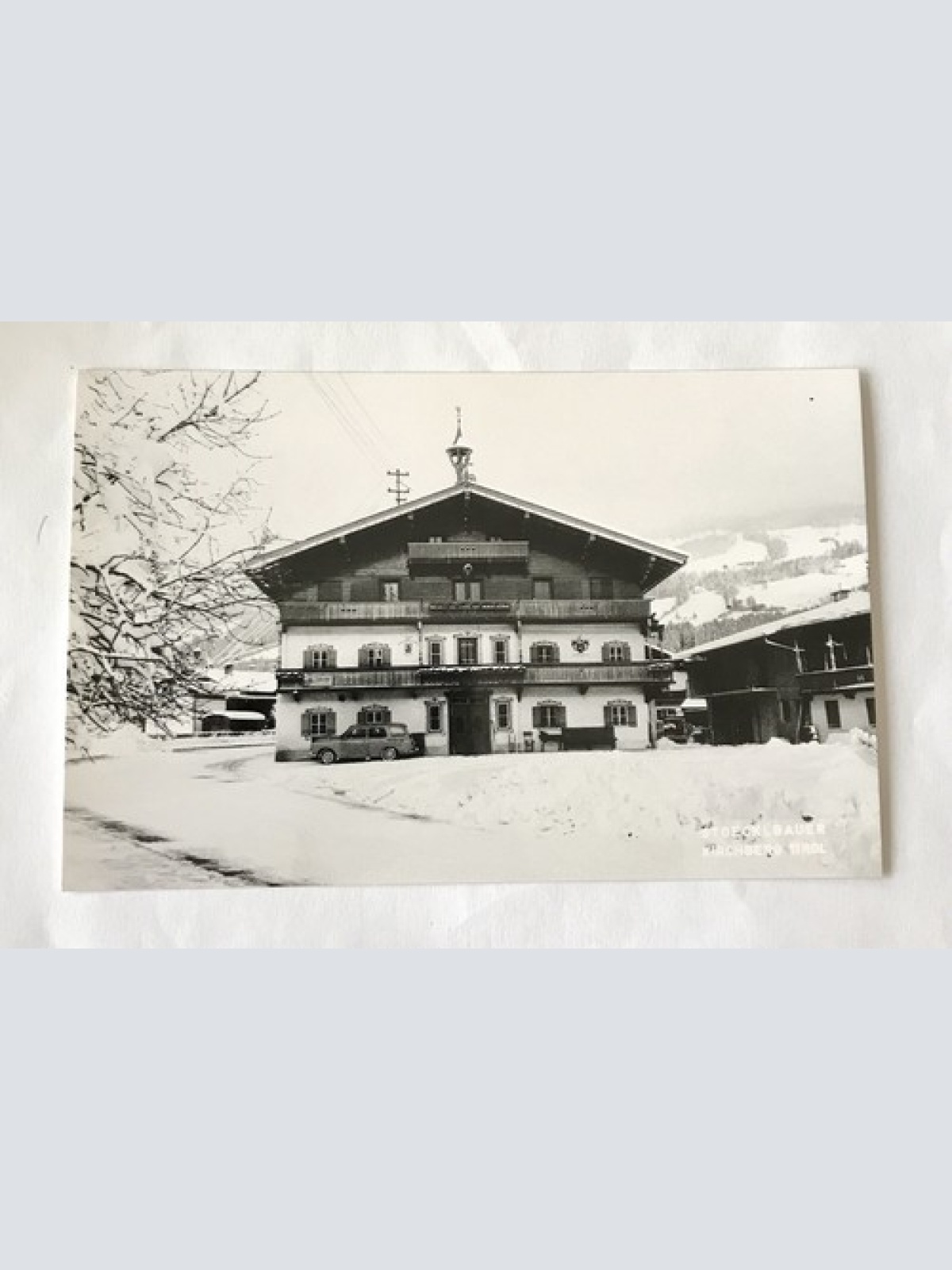 AK, Kirchberg, Tirol, Stöcklbauer, Winterlandschaft (110277 BW)