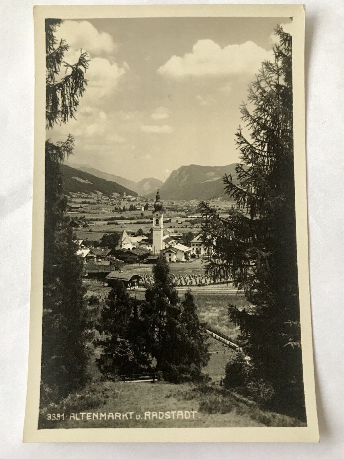 AK, Salzburg, Radstadt, Altenmarkt (110271 BW)