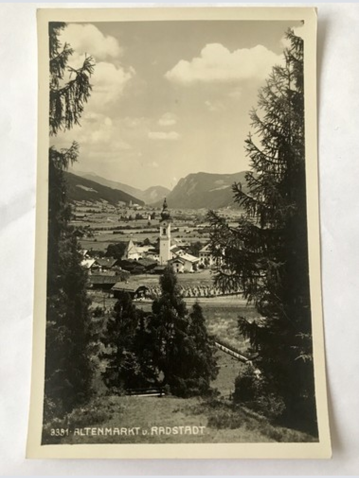 AK, Salzburg, Radstadt, Altenmarkt (110271 BW)