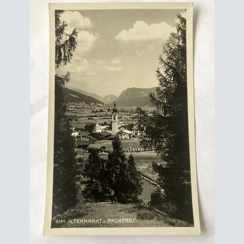 AK, Salzburg, Radstadt, Altenmarkt (110271 BW)
