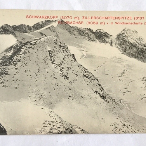 AK, Zillerschartenspitze, Gebirge, Schwarzkopf, Reinbachspitze, (110243 BW)