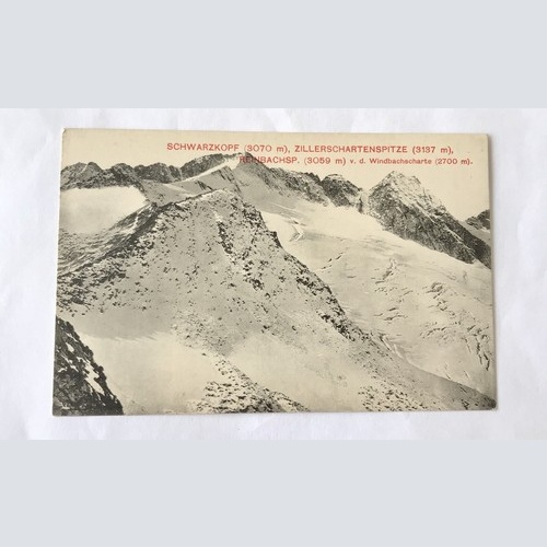AK, Zillerschartenspitze, Gebirge, Schwarzkopf, Reinbachspitze, (110243 BW)