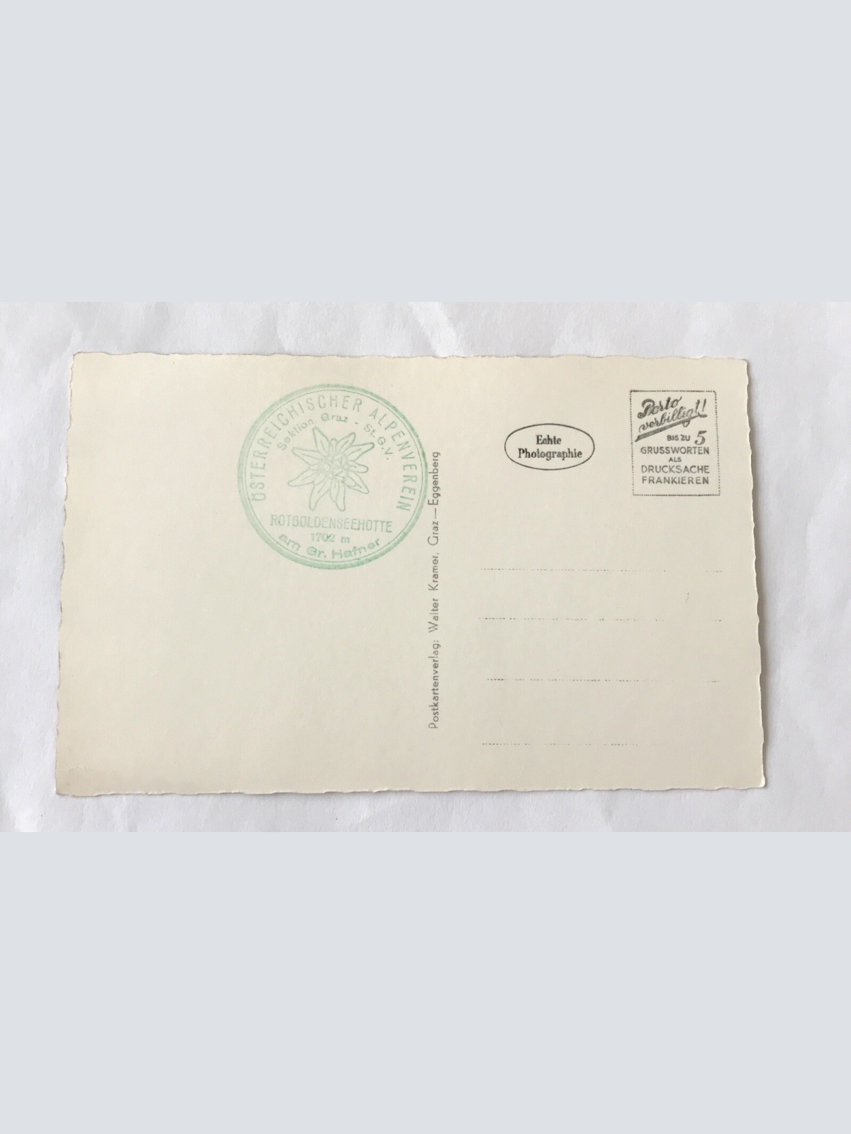 AK, Rotgüldensee, Grosser Hafner, Graz, Gebirge (110281 BW)