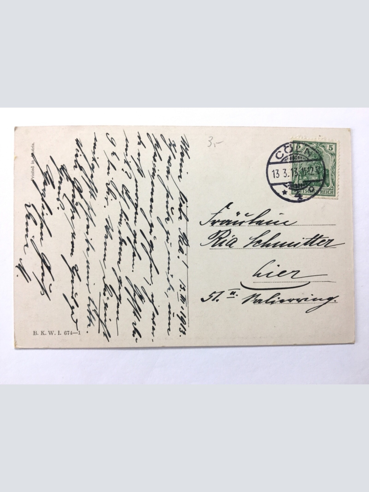 Am Mühlbach (E.Payer) - Bauernhaus am Bach -  Künstlerkarte 110083 TH