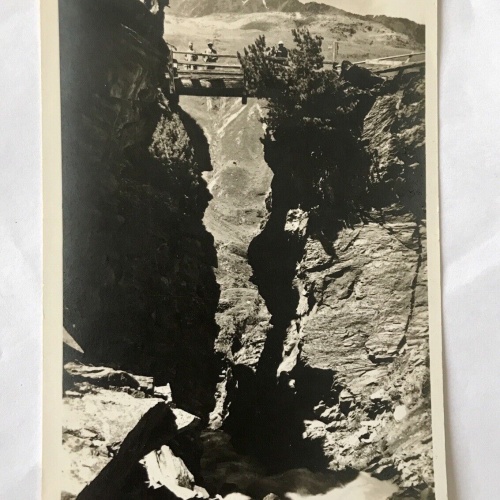 AK, Gurgl, Gaisbergbrücke, Felsen, Sölden, Tirol (110285 BW)G