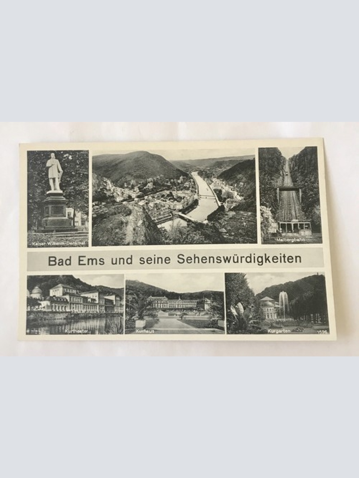 ak, Rheinland Pfalz, Bad Ems (110313 Bw)