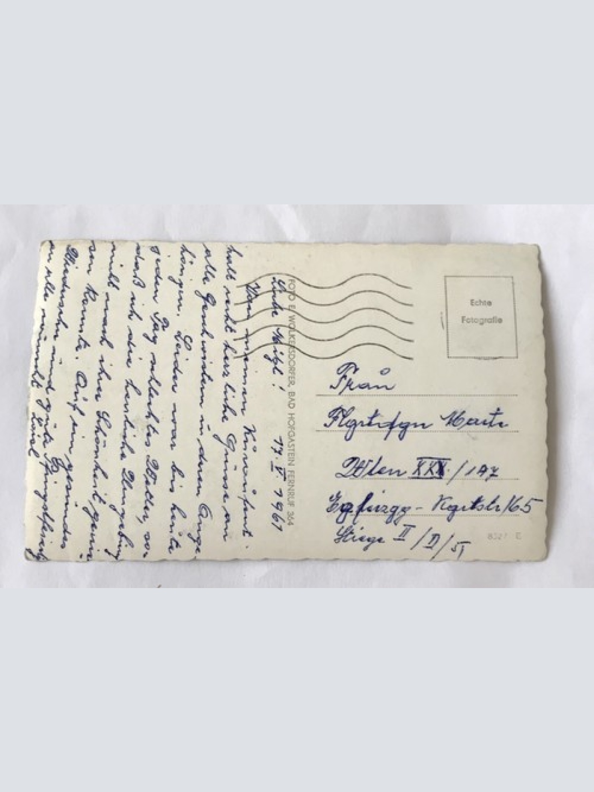 AK, Bad Hofgastein, Rauchkogel, Salzburg, Gebirge (110245 BW)