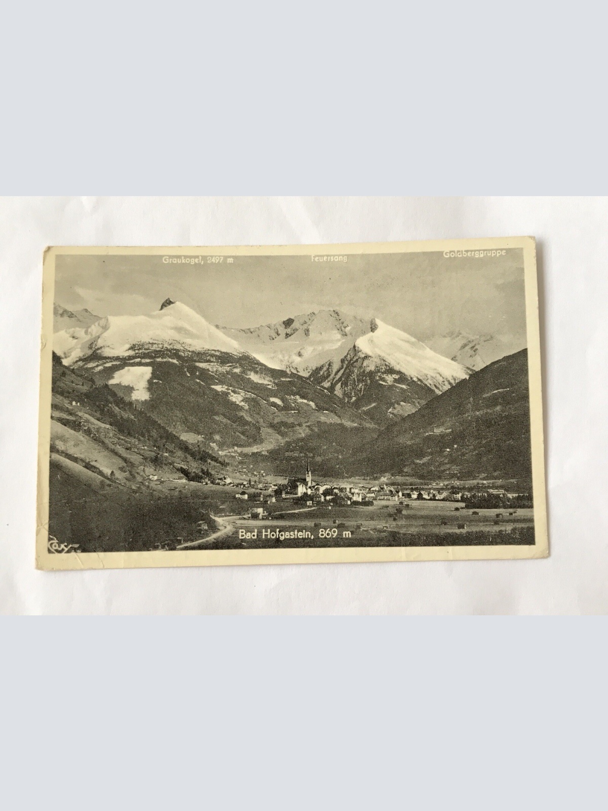 AK, Bad Hofgastein, Graukogel, Goldberggruppe (110252 BW)