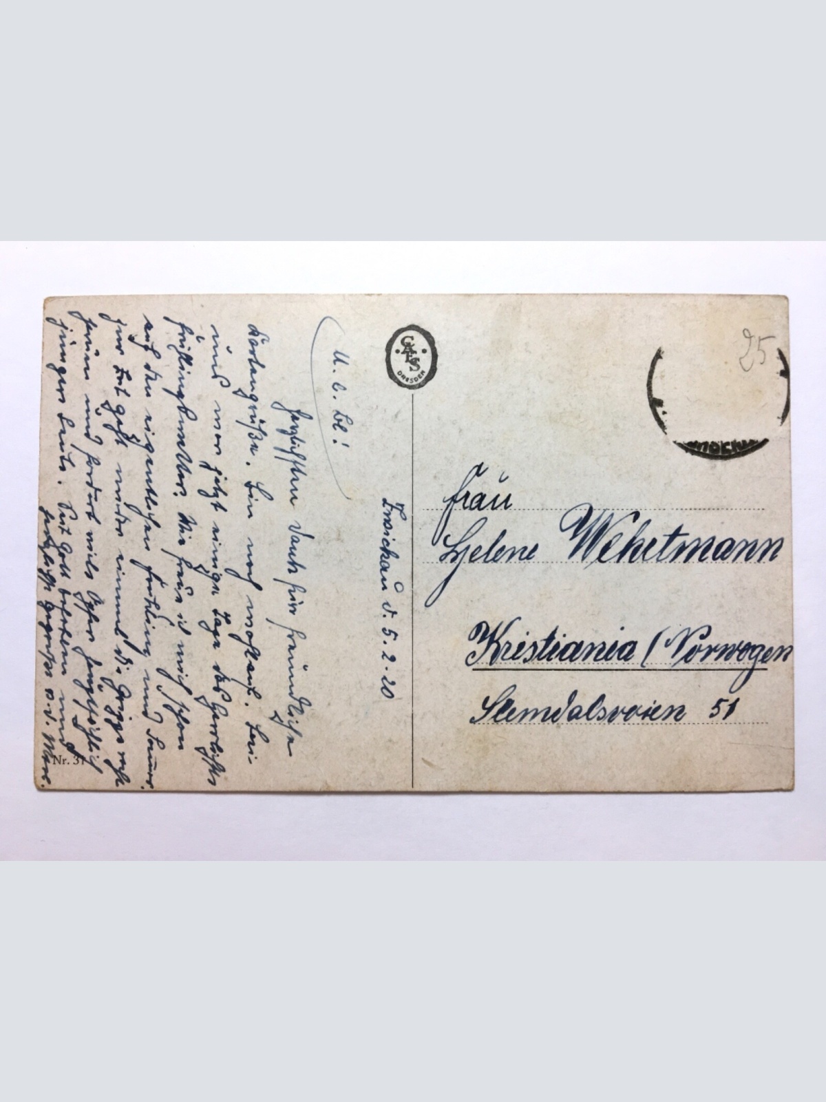 Du Ring an meinem Finger - Frau blickt auf Ring - Künstlerkarte 110071 TH