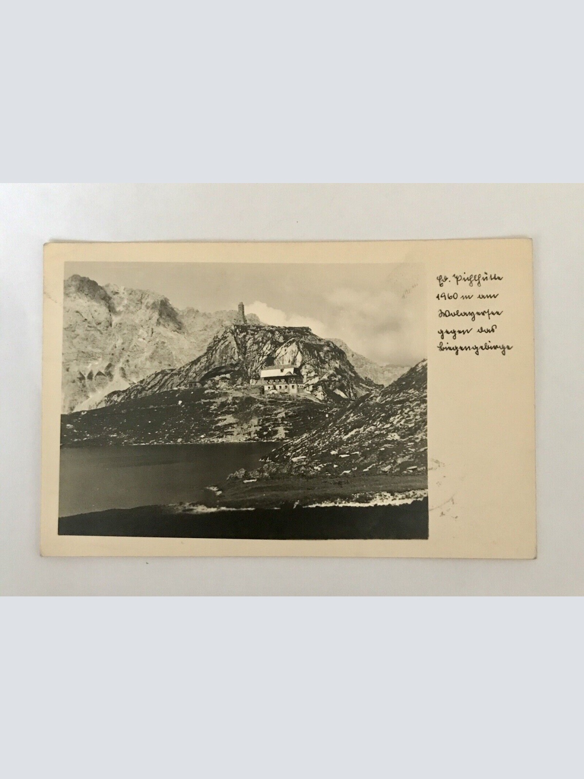 AK, Eduard Bichlhütte, Gebirge, Thiersee, Bayern (110290 BW)
