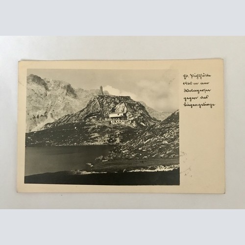 AK, Eduard Bichlhütte, Gebirge, Thiersee, Bayern (110290 BW)