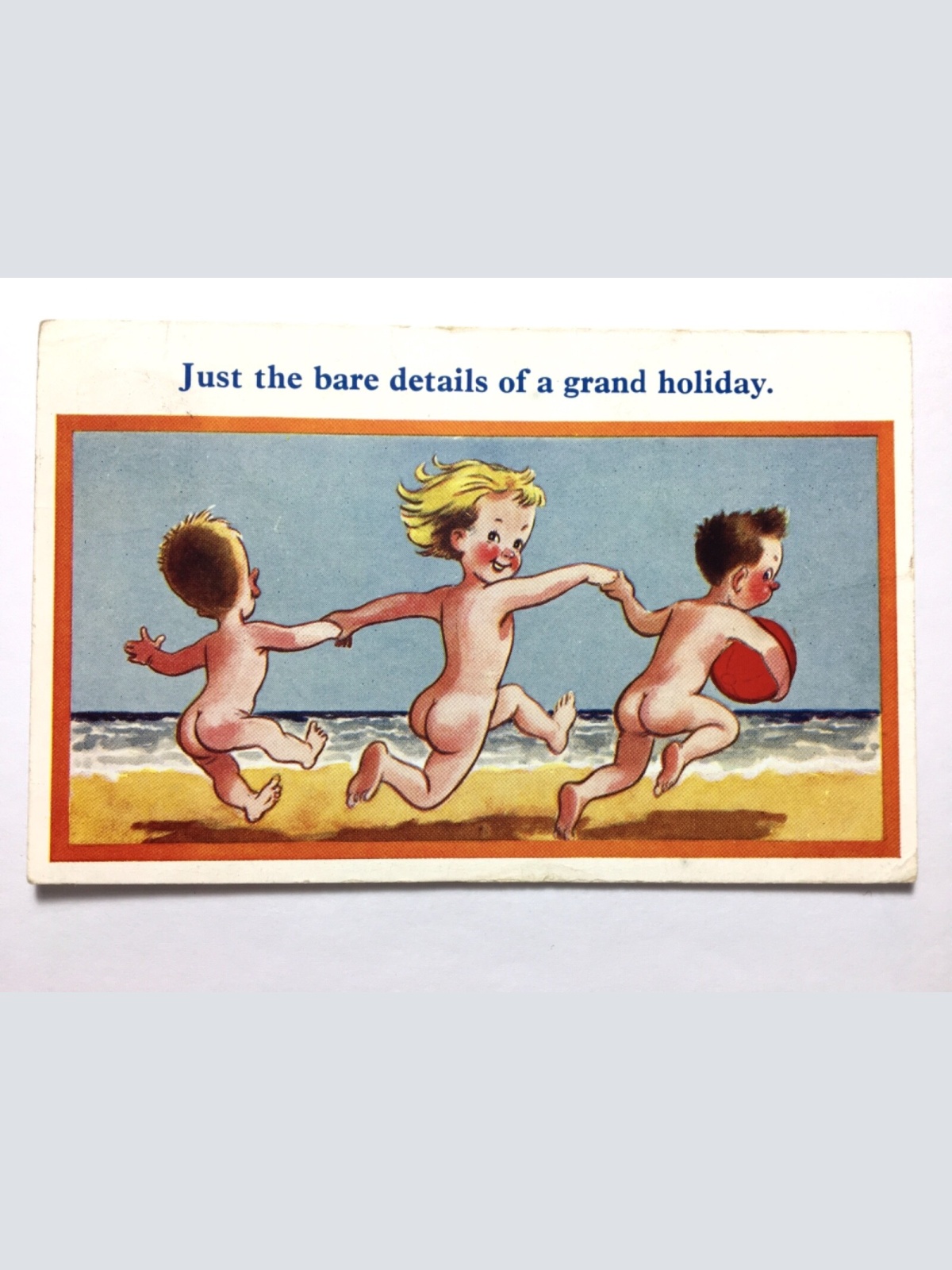 Bare details of a grand holiday - Urlaub am Meer - Künstlerkarte 110066 TH