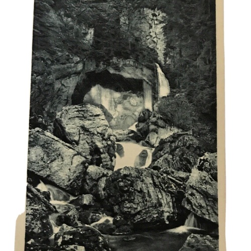 AK, Salzburg, Gollinger Wasserfall, Landschaft (110256 BW)