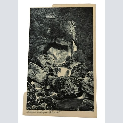 AK, Salzburg, Gollinger Wasserfall, Landschaft (110256 BW)