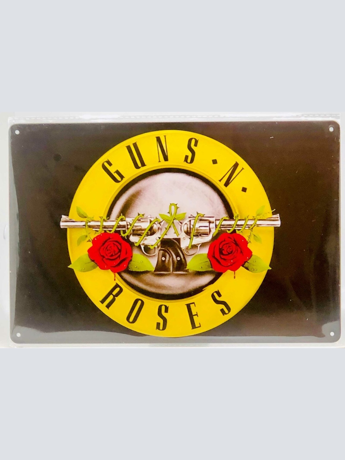 Nostalgie Vintage Retro Schild "Guns and Roses" 30x20 12083