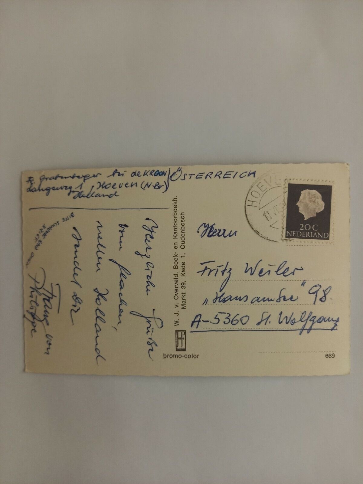 Niederlande Groeten uit Oudenbosch 20389