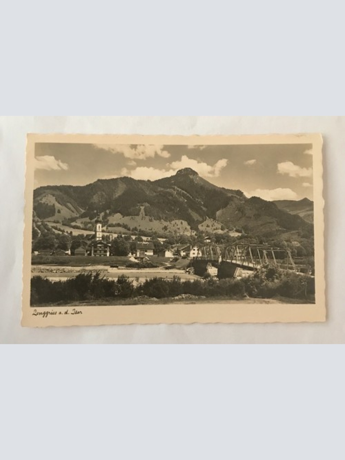 AK, Langgries, Isar, Bayern 20017 Bw