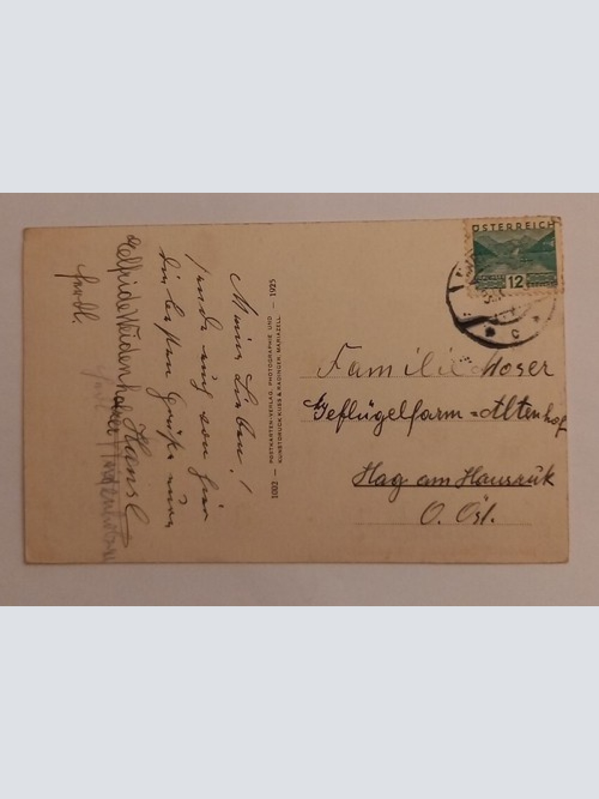 Mariazell Hauptplatz mit Basilika 600627A gr D