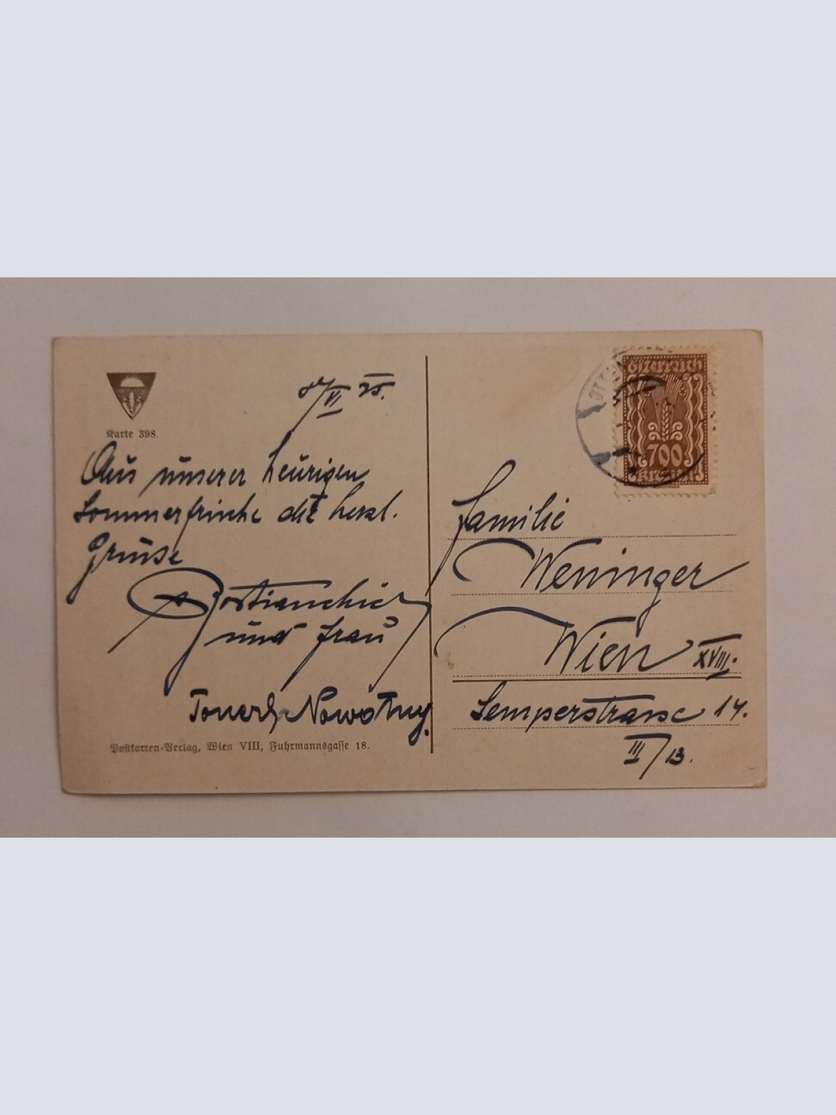 Ottensheim Oberösterreich 600617A gr D