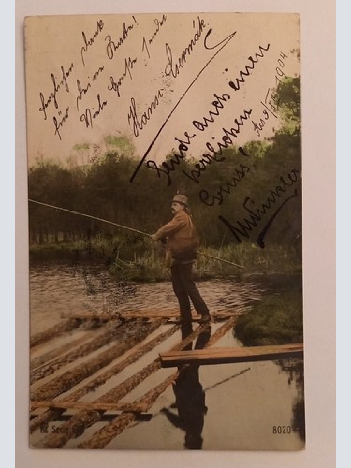 Fischer am See Angler 600618A gr D