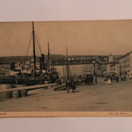 Fiume Rijeka Via del Molo 600633A gr D