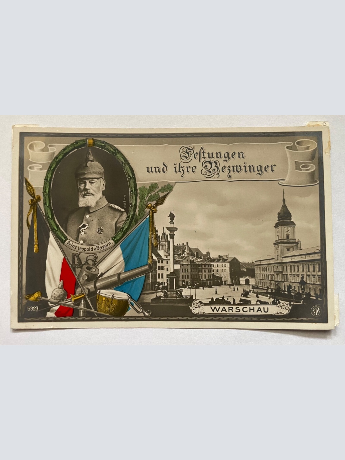 Festungen & Ihre Bezwinger Prinz Leopold v. Bayern Warschau Polen D 170084 K TH
