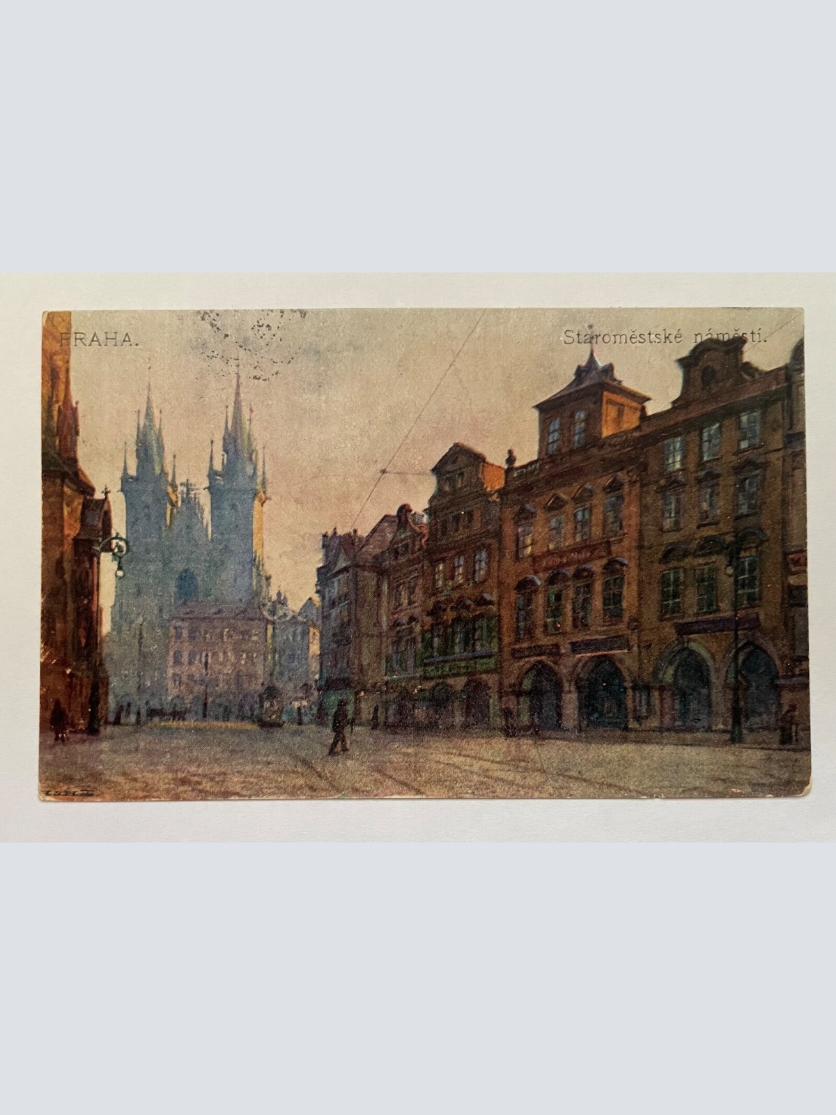 Prag Praha Altstädter Ring Staroměstské Náměstí Stadt Platz Tschechien 706 K TH