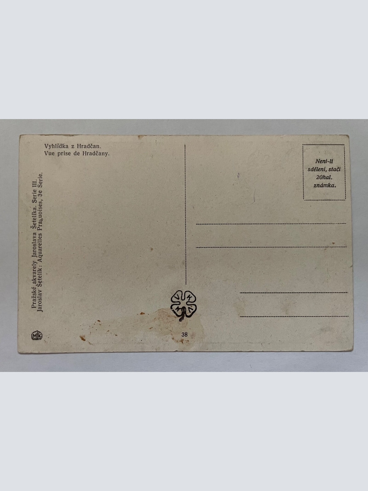 Prag Praha Vyhlídka z Hradčan Blick Vom Hradschin Stadt Tschechien 707 K TH