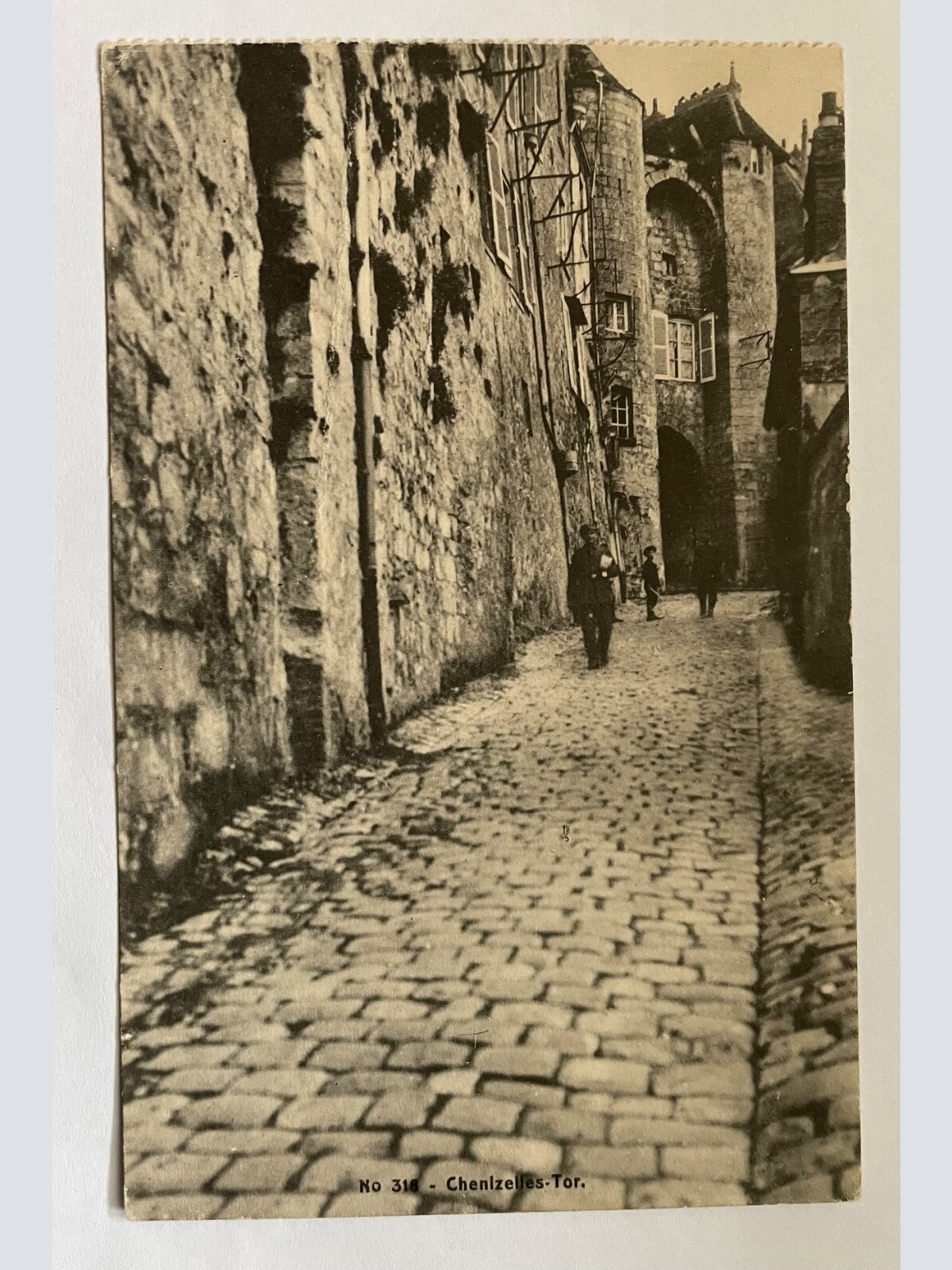 Porte des Chenizelles Tor Laon Stadt Frankreich 400587 K TH