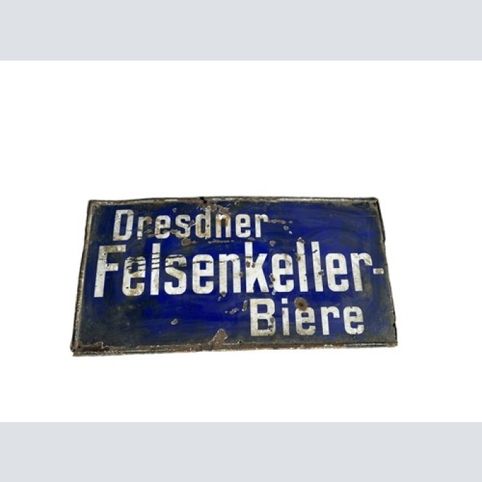 Rarität Dresdner Felsenkeller Biere Dresden Schild  siehe Zustand 117x60 cm