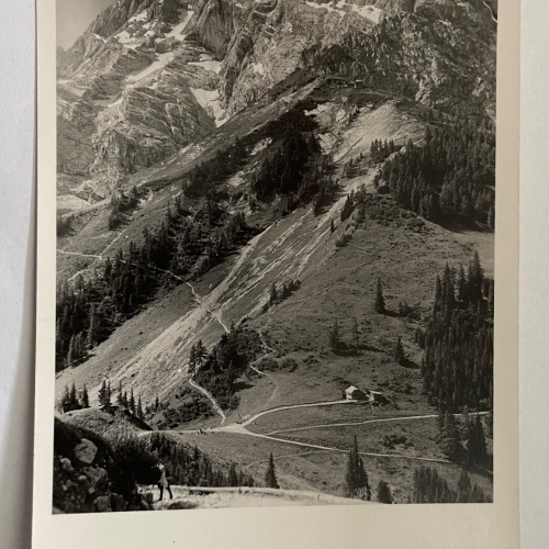 Eckersattel Mit Purtschellerhaus & Hohen Göll 2522m Berg Salzburg Ö D 8432 K TH