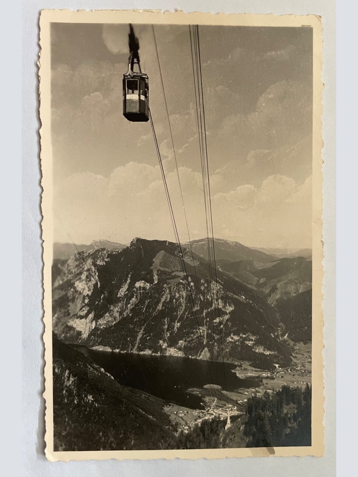Seilbahn Ebensee Feuerkogel 1625m 1941 Blick Traunsee Oberösterreich 8442 K TH