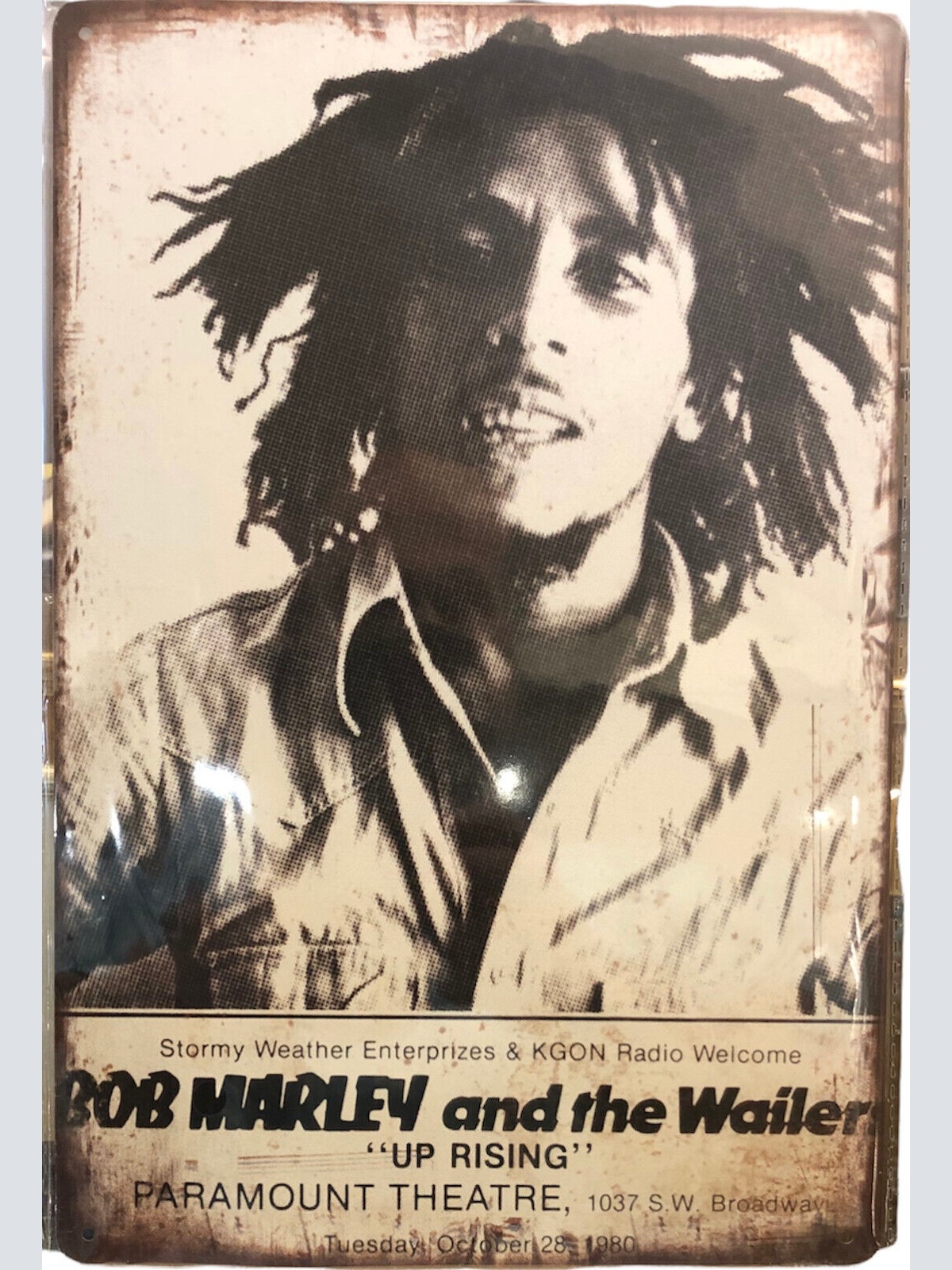 Nostalgie Vintage Retro Blechschild "Bob Marley and the Wailer" 30x20    900213