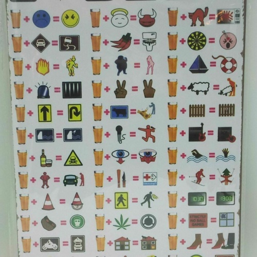 Retro Blechschild Bier "I love beer", Maße 30x20 50048