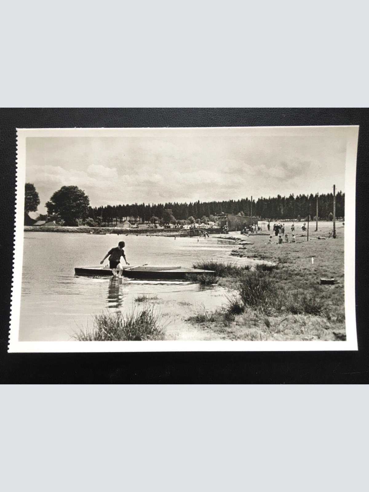Ehrenfriedersdorf - Erzgebirge - Stauweiher Großer Teich - Ruderboot 140438 TH
