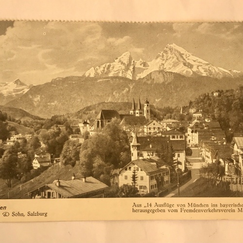 AK, Berchtesgaden, Salzburg, Bayrische Hochland (110217 BW)