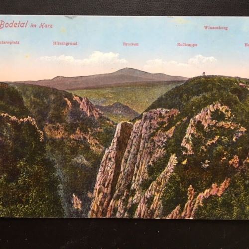 Bodetal im Harz - Hexentanzplatz - Brocken - Mittelgebirge Harz 140445 TH