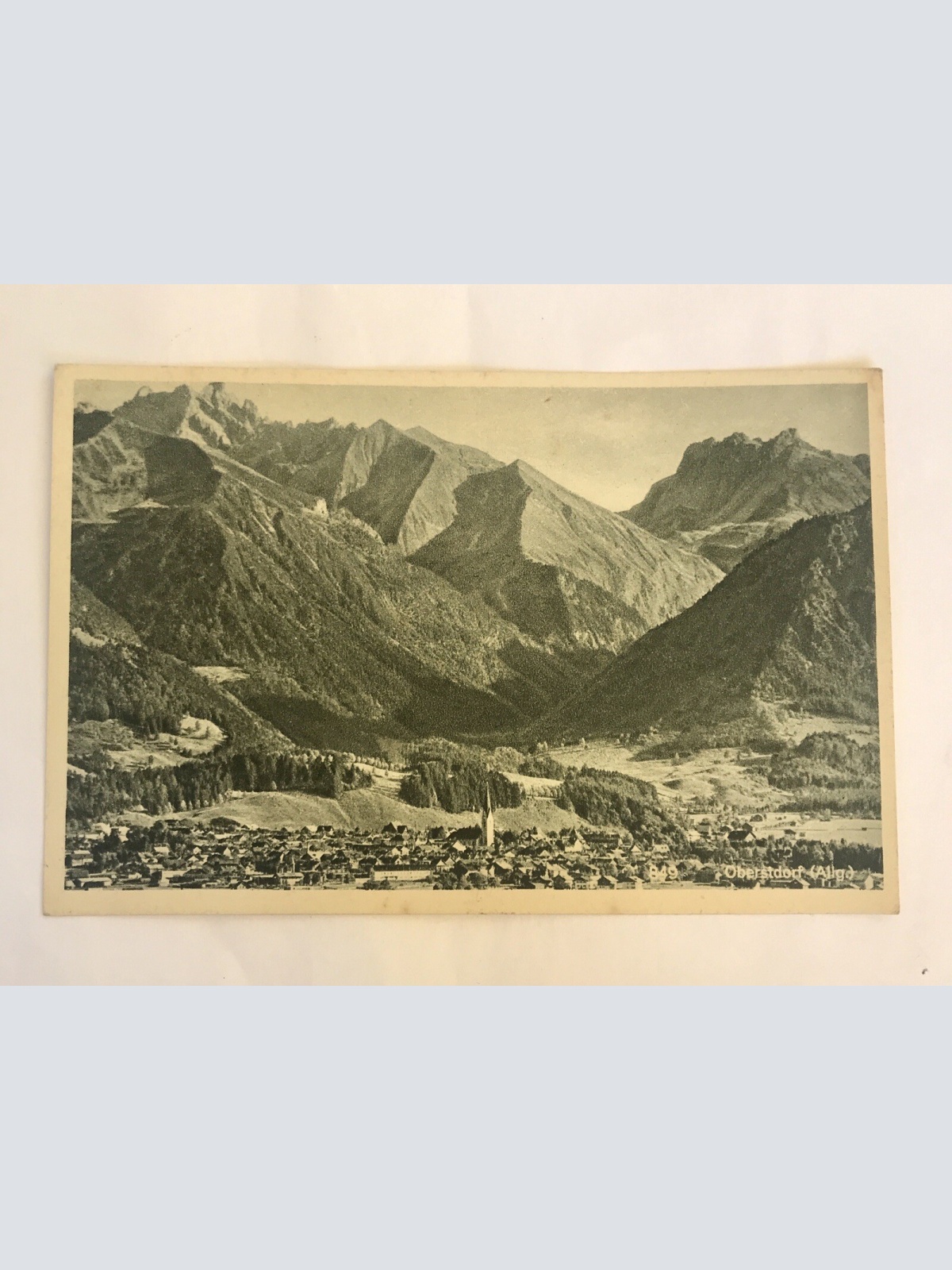 Ak, Oberstdorf, Allgäu, Tiefenbach, Bayern (110224 BW)