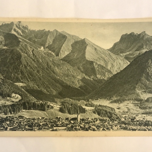 Ak, Oberstdorf, Allgäu, Tiefenbach, Bayern (110224 BW)
