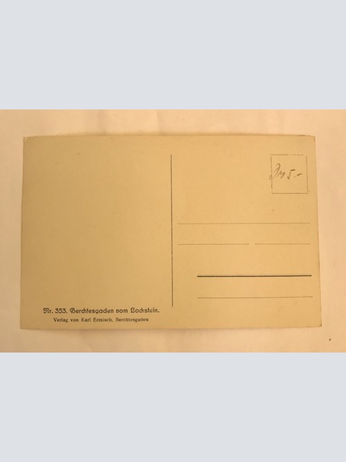 AK, Berchtesgaden, Lockstein, Bayern (110219 BW)