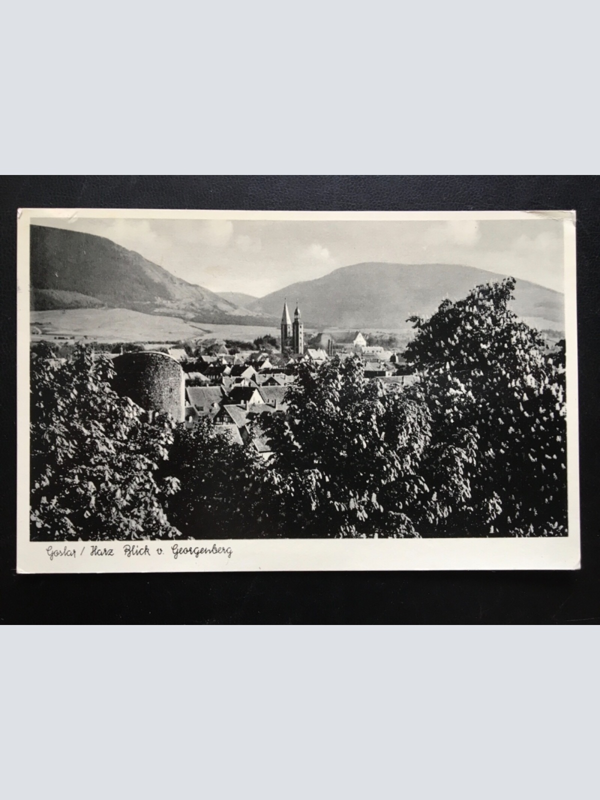 Goslar - Harz - Blick von Georgenberg - Kirche 140454 TH