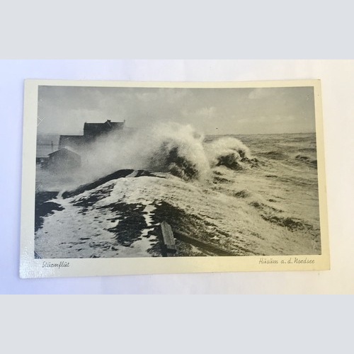 AK, Husum, Nordsee, Sturmflut, (110235 BW)