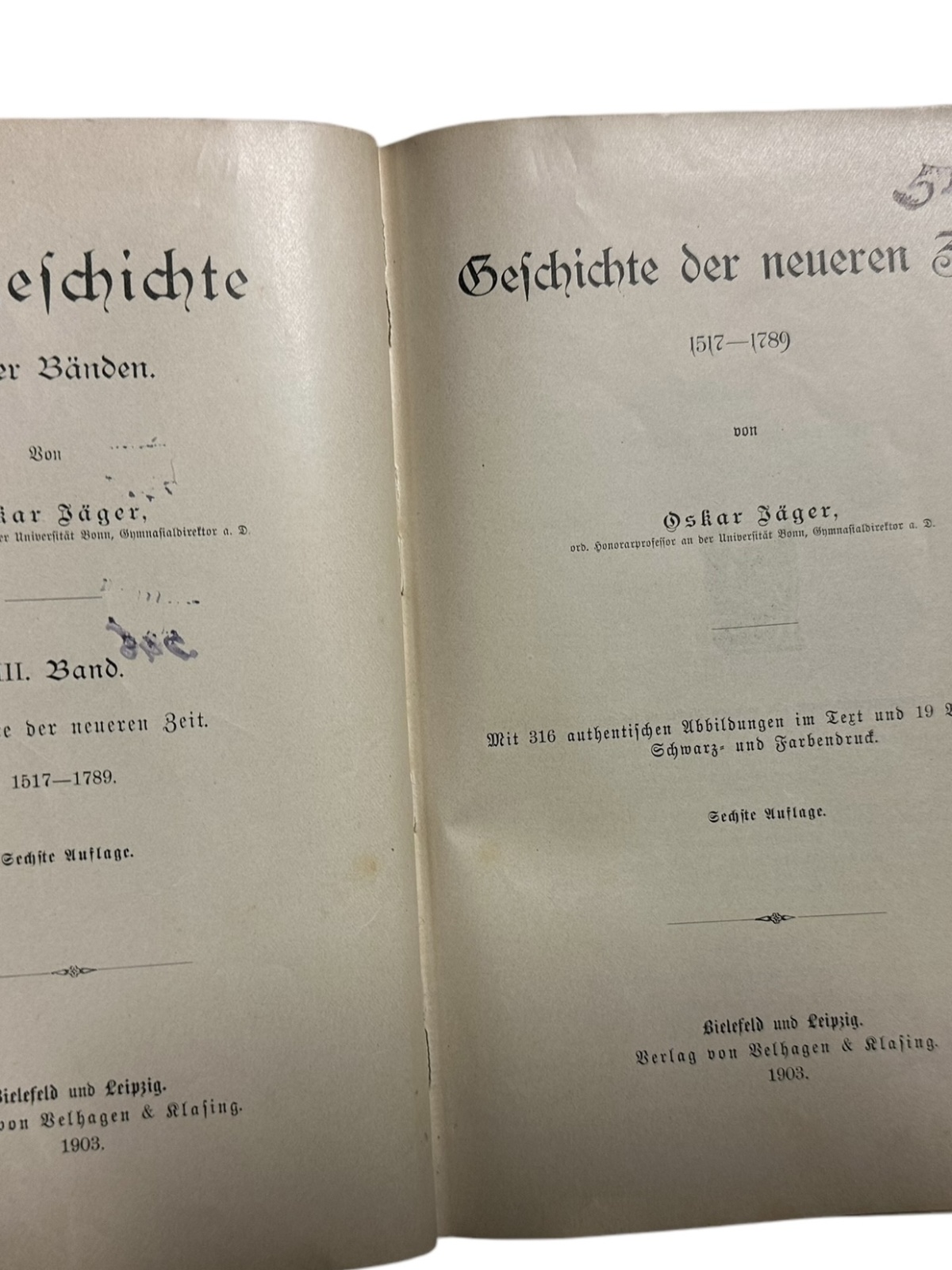 1163 Oskar Jäger GESCHICHTE DES ALTERTUMS / Mittelaters / Neuer HC + ABBILDUNGEN