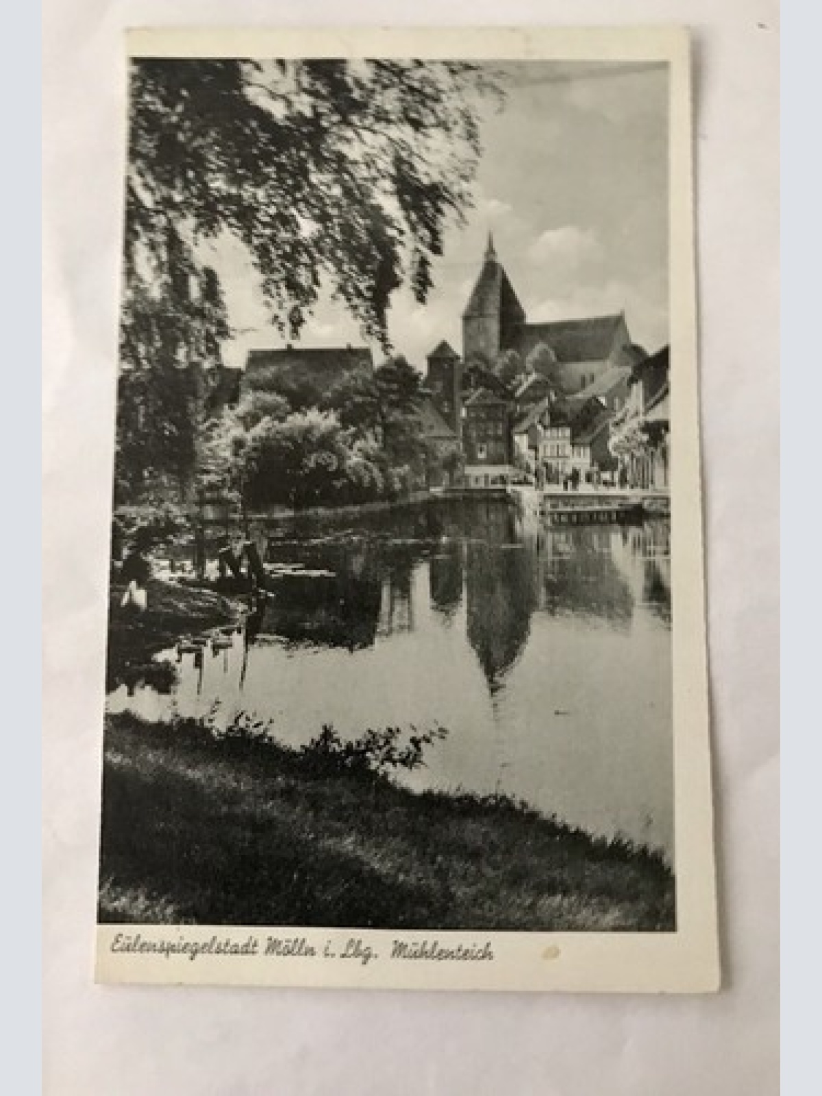 Eulenspiegel, Stadt, Mölln, Mühlenteich (110332 BW)