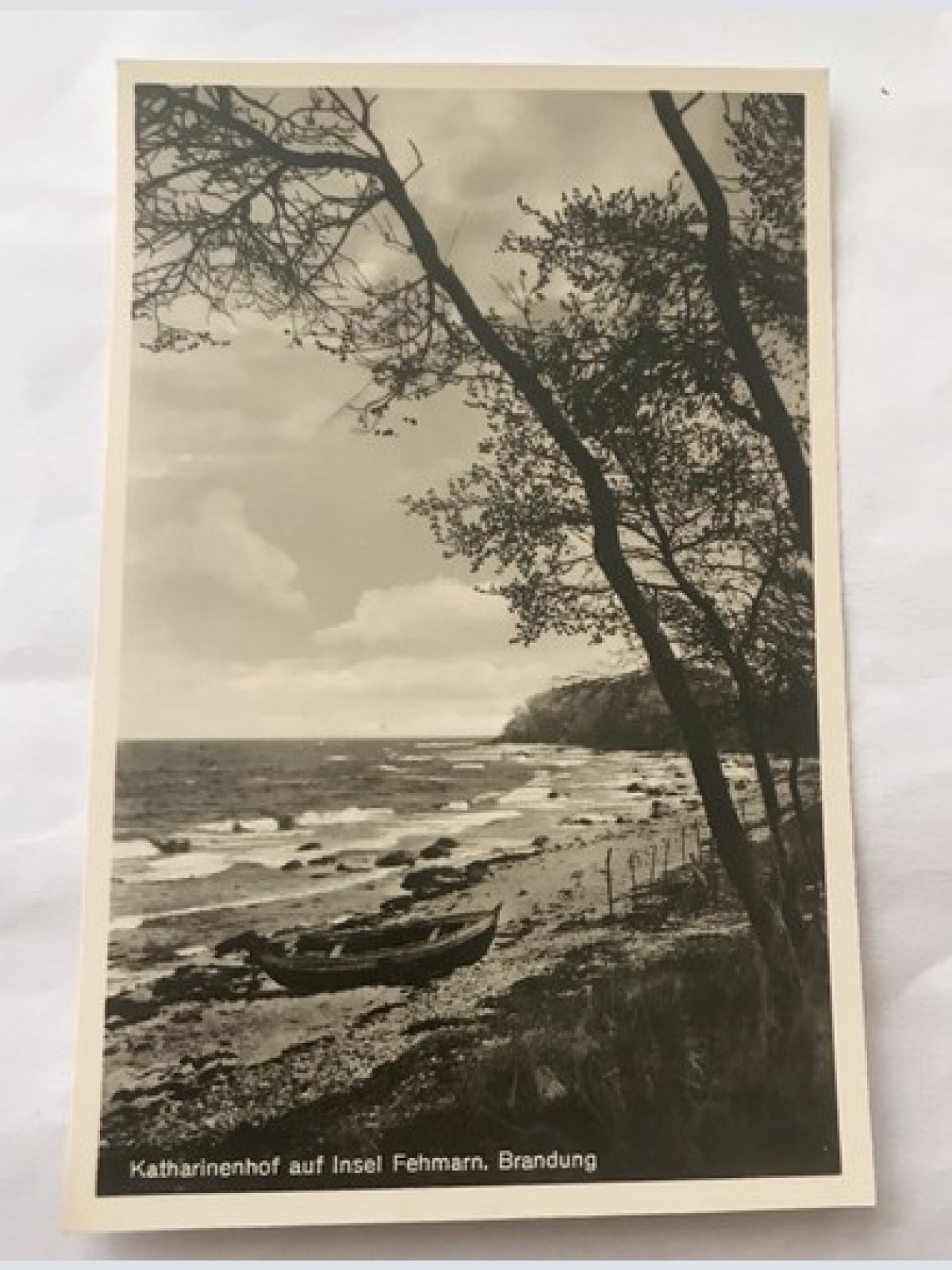 Katharinenhof, Insel, Fehmarn, Brandung (110306 Bw)