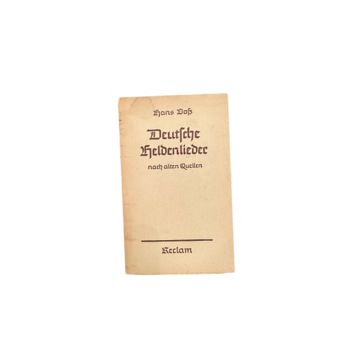 5605 Hans Voß DEUTSCHE HELDENLIEDER NACH ALTEN QUELLEN. Reclam Verlag