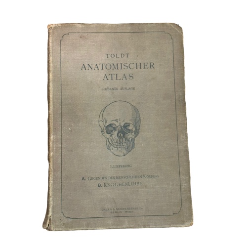 5900 Carl Dr. Toldt ANATOMISCHER ATLAS FÜR STUDIERENDE UND ÄRZTE HC +Abb