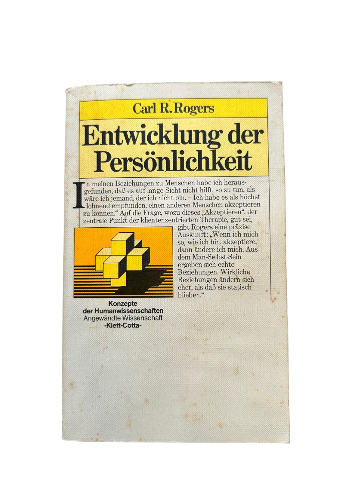 5561 Carl Rogers ENTWICKLUNG D. PERSÖNLICHKEIT: PSYCHOTHERAPIE AUS DER SICHT...
